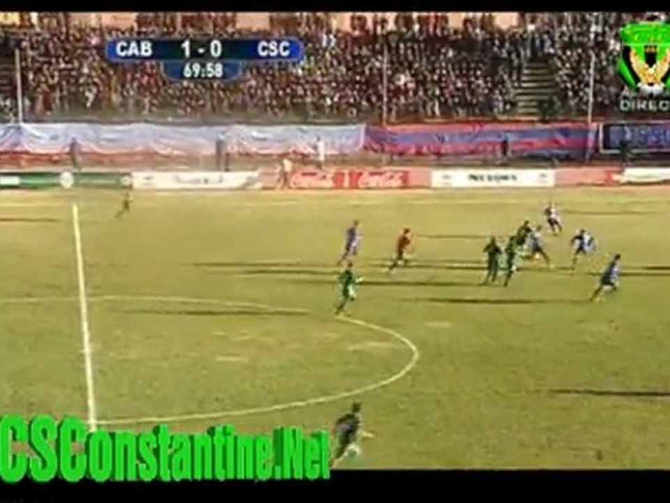 Coupe d'Algérie : CAB 1-1 CSC 1/32ème : Deuxième mi-temps