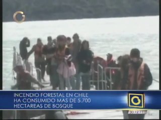 Incendio en parque natural chileno en Patagonia arrasa con 5.700 hectáreas