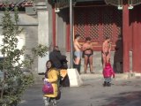 Eisiges Vergnügen: Schwimmer in Peking trotzen dem Winter
