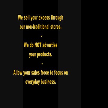 CLOSEOUT FOOD BUYERS