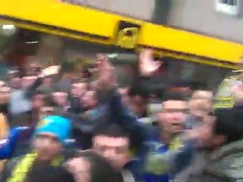 Ankaragücü Taraftarı Miting sırasında...