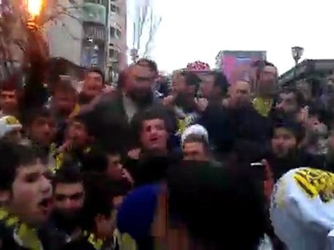 Ankaragücü Taraftarı Miting sırasında...