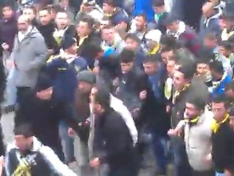 Ankaragücü Taraftarı Miting sırasında...