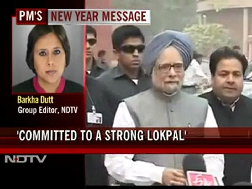 Govt committed to a strong Lokpal: PM's New Year message