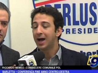 Barletta | Coferenza fine anno centro-destra