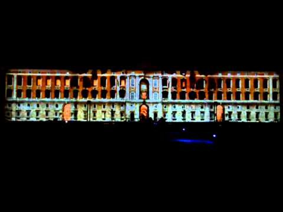 Caserta - Videomapping di Natale sulla Reggia