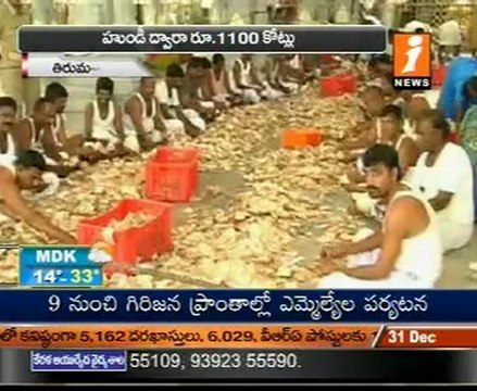 Tirumala Tirupati Sri Venkateswara Swami Record Level Income in 2011
