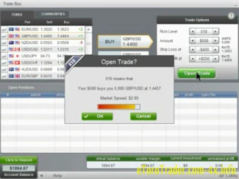 eToro Trading System | About eToro's TradeBox Arena Opening Multiple Currency Trades