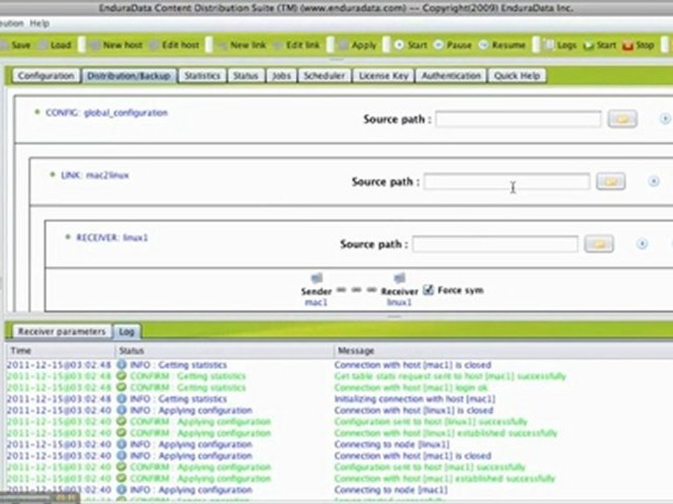 EnduraData Configuration