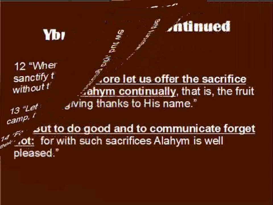 THE TRUTH ABOUT TITHES AND OFFERINGS