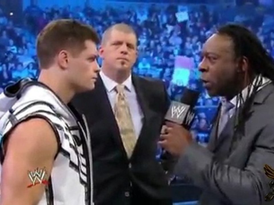 Goldust Confronts Cody Rhodes - Smackdown - 12/30/11