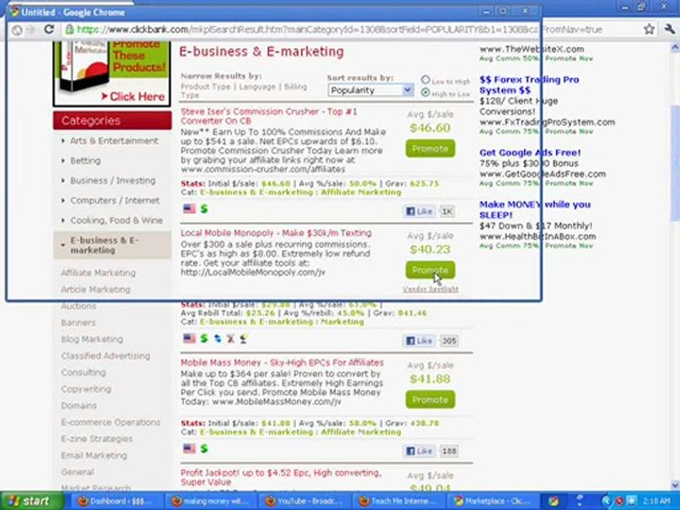 Make Money Online Clickbank How To Video Tutorial