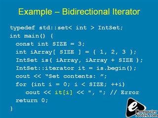 Computer Notes - Iterators