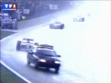 Formule 1 Bresil 1993 Rain chaos   1er safety car en français (TF1)