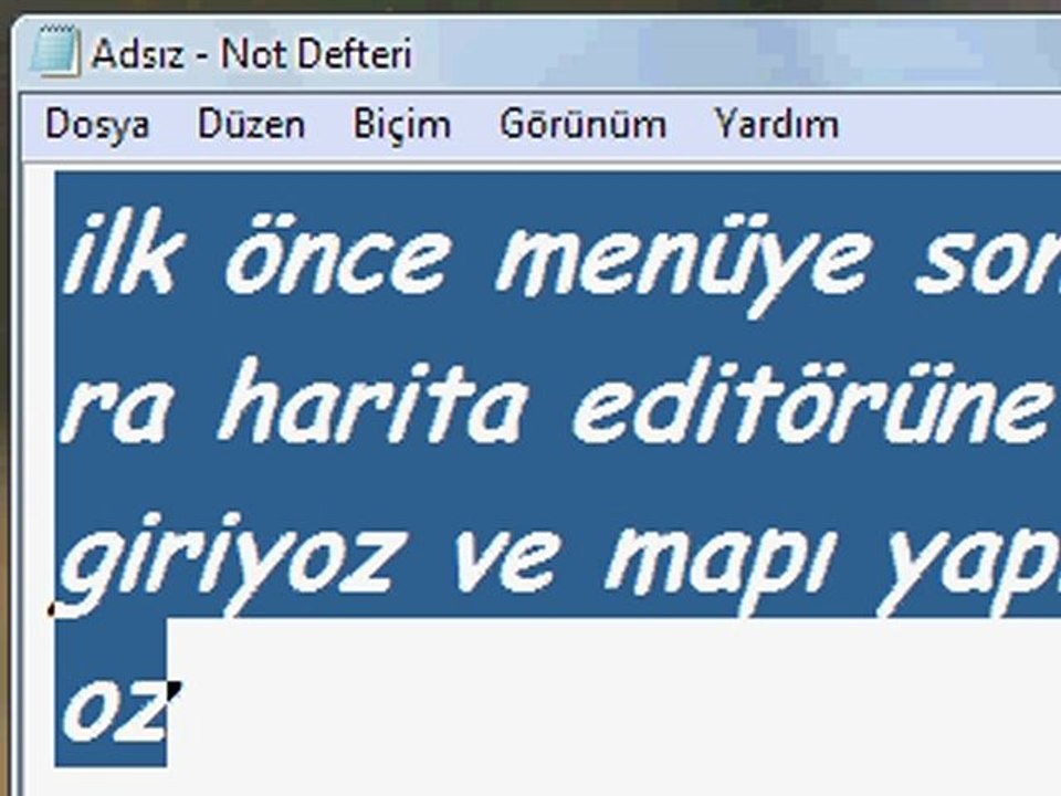 Transformice not defterinde map yapımı