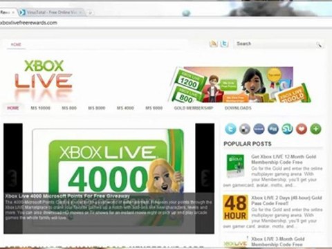 How To Get Free Xbox Live 4000 Microsoft Points Code Generator Free Download 2012 + Proof