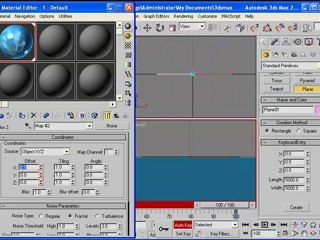 Learn 3DsMax 2008 تطبيقات على ثري دي ماكس - عمل مسطح مائي