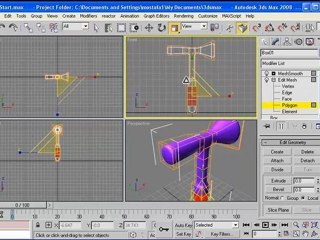 Learn 3DsMax 2008 تطبيقات عملية على ثري دي ماكس - عمل مطرقة