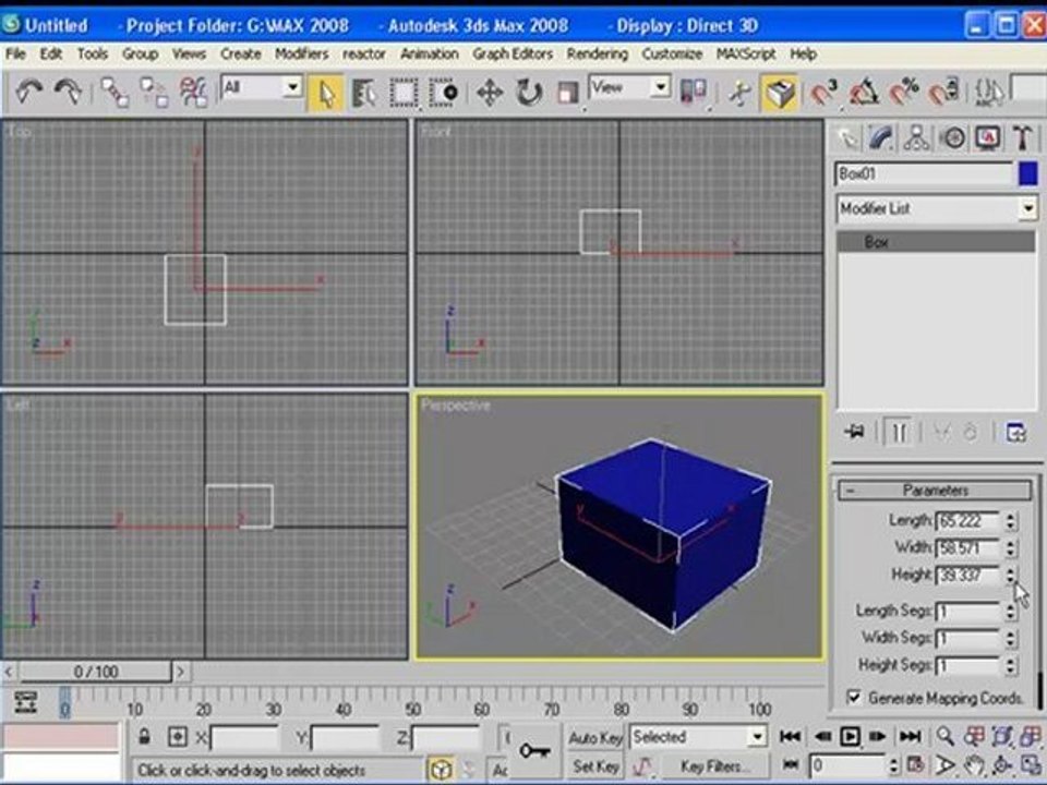 Learn 3DsMax 2008 تعليم ثري دي ماكس - التعرف على البرنامج