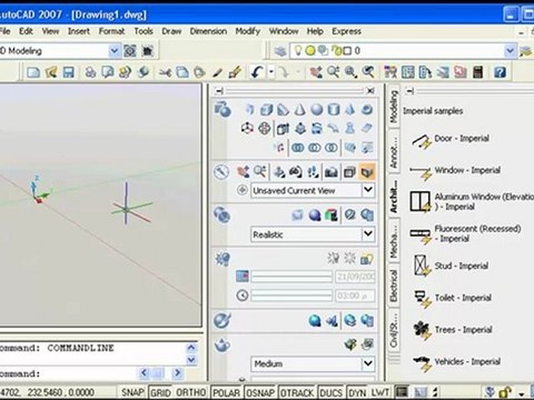 Learn AutoCAD 2007 2D تعليم اوتوكاد - التعرف على واجهة البرنامج