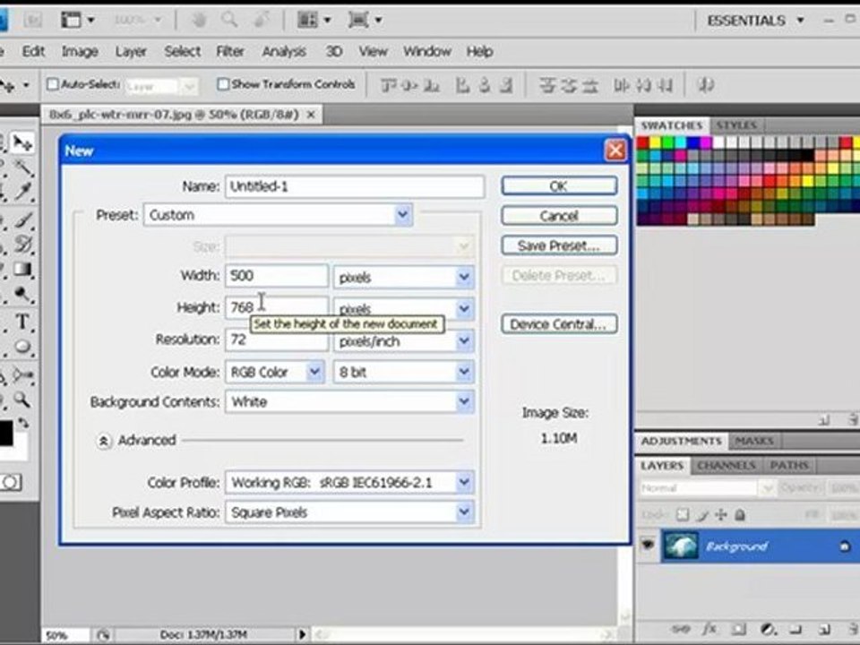 Learn Photoshop CS4 تعليم فوتوشوب - فتح وحفظ الملفات