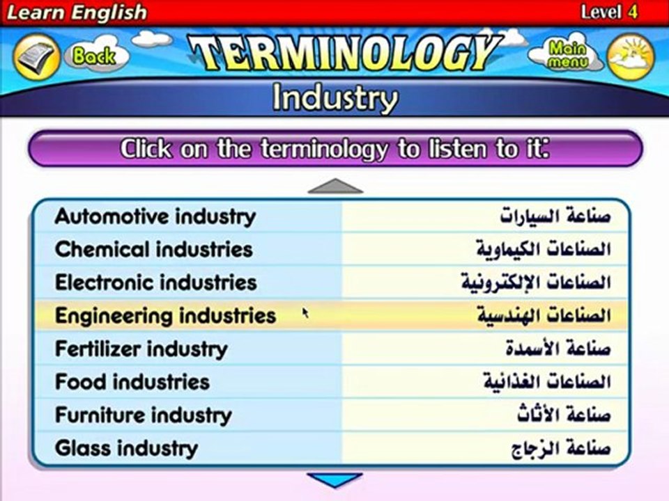 تعليم اللغة الانجليزية - Terminology - Learn English