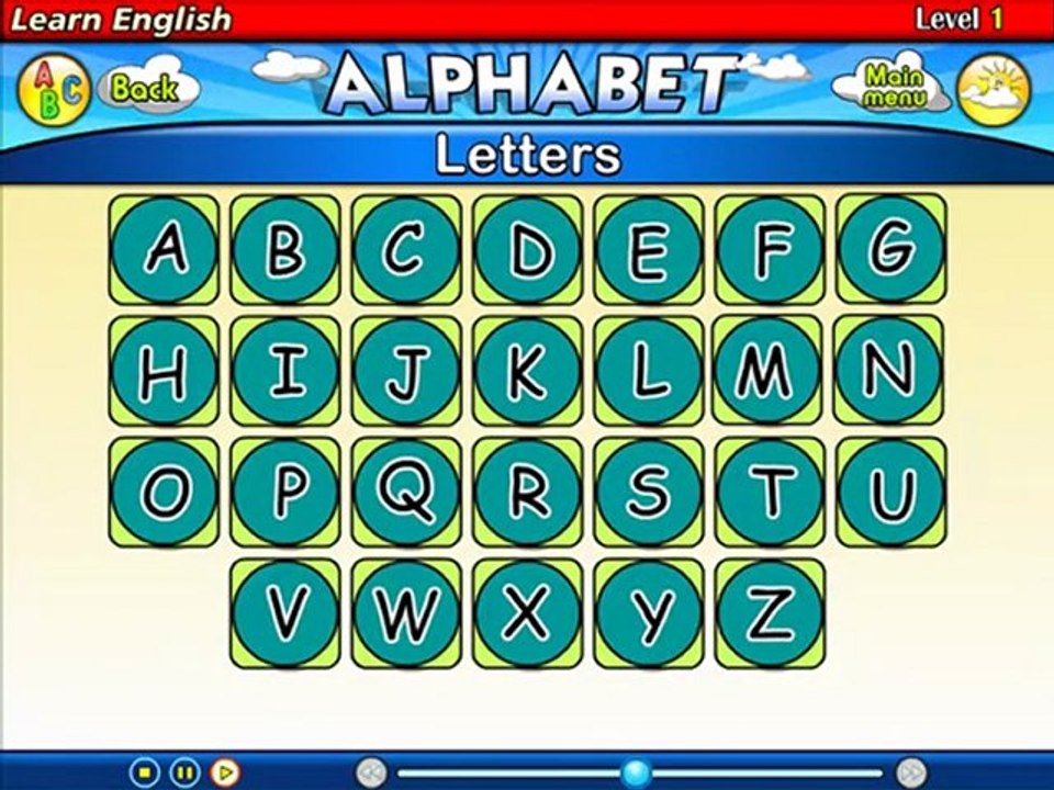 تعليم اللغة الانجليزية - الحروف - Learn English