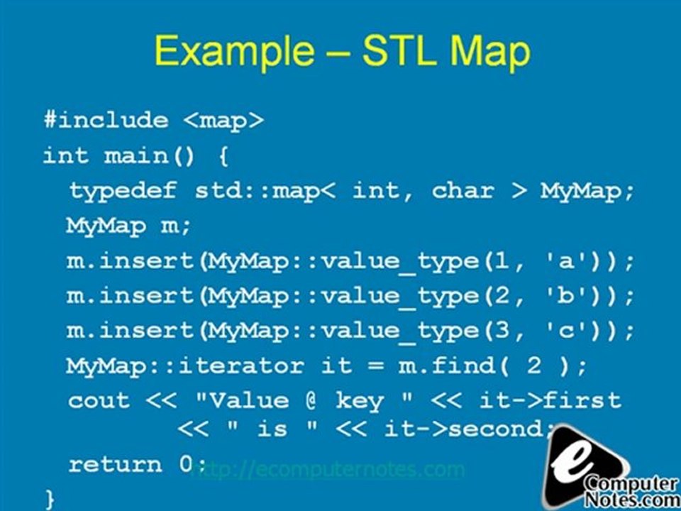 Computer Notes - Standard Template Library