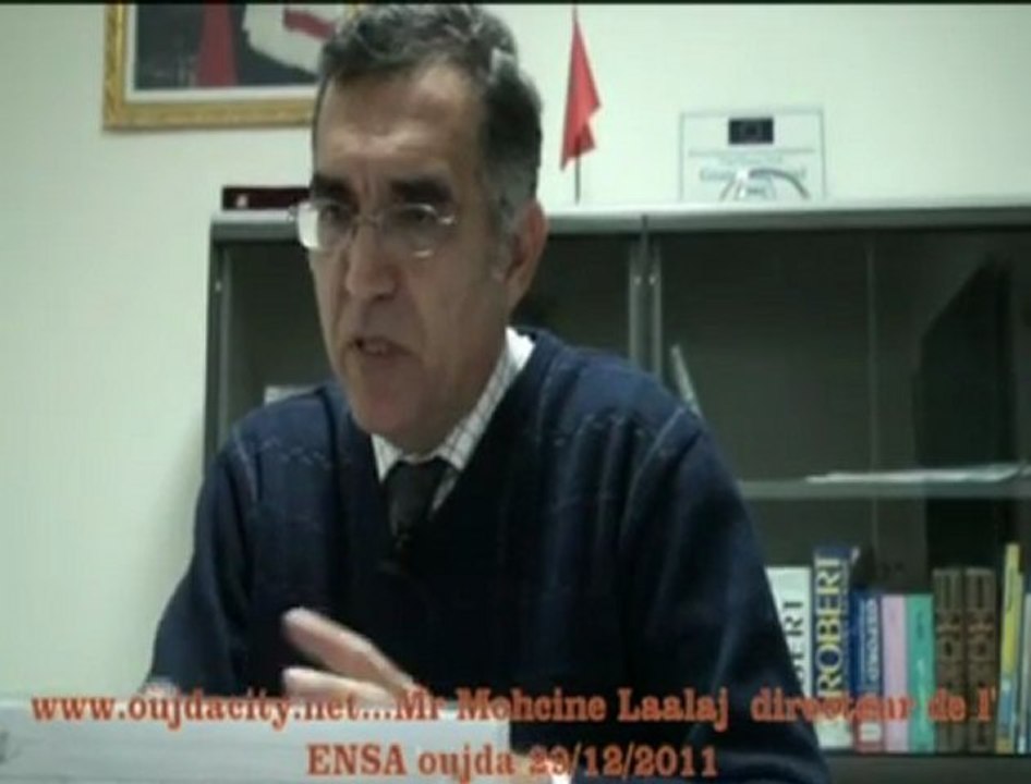 Mr Mohssine Laalaj directeur de l' ENSAO  oujda /