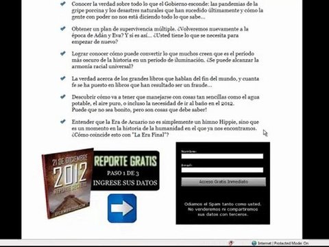 ¿Sera en diciembre de 2012 fin del mundo?, Fin De LA Humanidad 2012, Profecias Del Fin Del Mundo