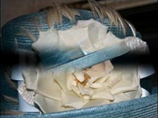 Bestselling Church Hat Edwardian Style Hat Blue Tea Hat