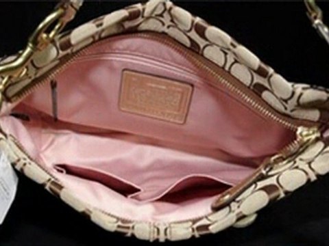 Bestselling Coach Signature Bleecker Carly Flower Floral Hobo Purse Bag