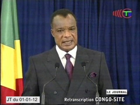 Extrait du message de vœux 2012 du chef de l'Etat