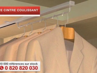 Porte cintre coulissant, par Qama