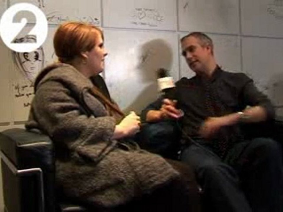 Adele - Backstage Interview about Brown Eyed Girl Cover at BBC Radio 2 Live in London (November 26, 2008)