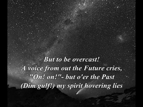 To One In Paradise' Edgar Allan Poe Tribute Poem