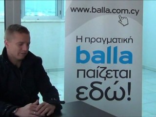 Συνέντευξη Τζέισον Δημητρίου 1/2 στο Balla