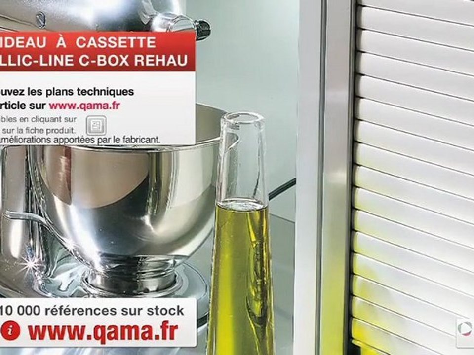 Rideau à cassette Metallic-line C-box Rehau, par Qama