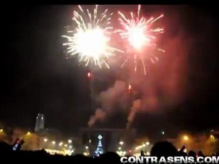 Artificiile in noaptea de Revelion in Bacau