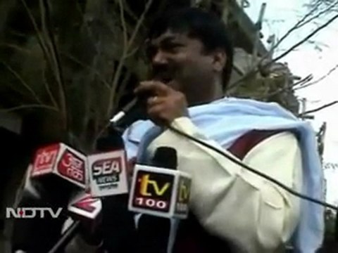 Mayawati MLA weeps uncontrollably about not being given a ticket