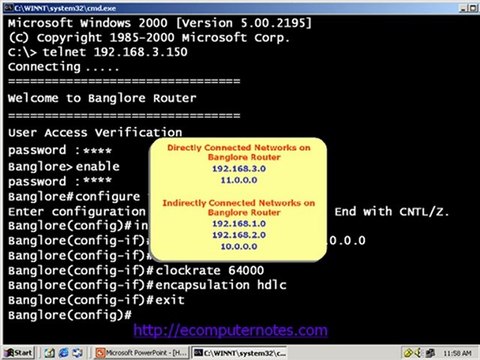 Computer notes - STATIC ROUTING II