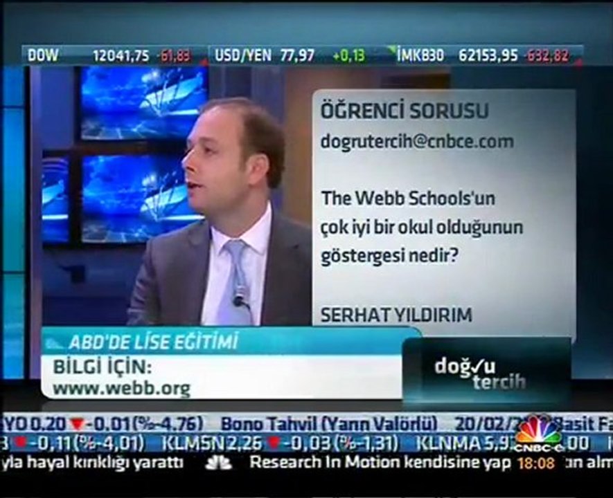 ABD'de Eğitim CNBCE Doğru Tercih Programı - 21 Aralık 2011