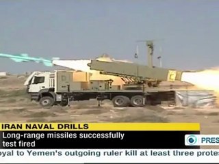 Iran tests missiles near key oil-transit strait