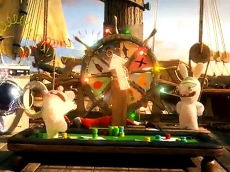 The Lapins Crétins : Retour vers le passé (WII) - Les Lapins en Amérique