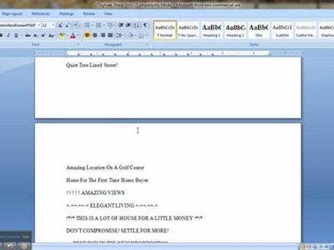 Craigslist Real Estate Marketing Title Samples