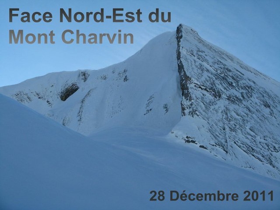 Skirando - Face NE du Mont Charvin le 28 Décembre 2011