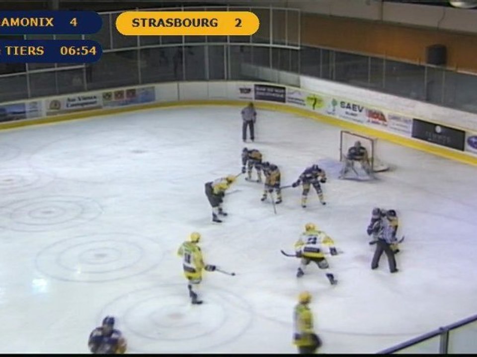 Chamonix VS Strasbourg 3ème tiers Ligue magnus 14ème journée