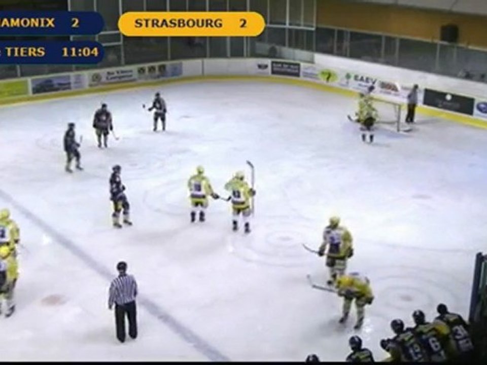 Chamonix VS Strasbourg 2ème tiers Ligue magnus 14ème journée