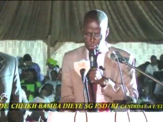 CONGRES D'INVESTITURE DE CHEIKH BAMBA DIEYE SG DU FSD BJ 2