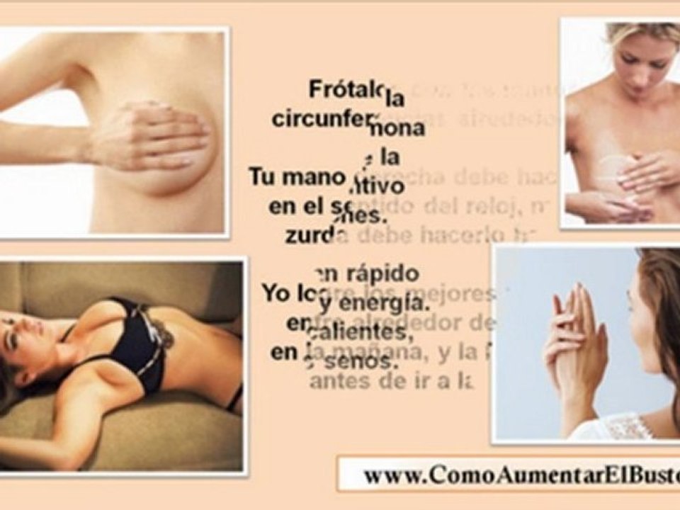 como aumentar el busto en forma natural
